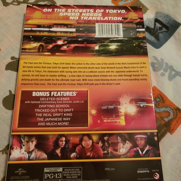 🚘 Fast and Furious Tokyo Drift DVD 🚘 - Picture 3 of 5